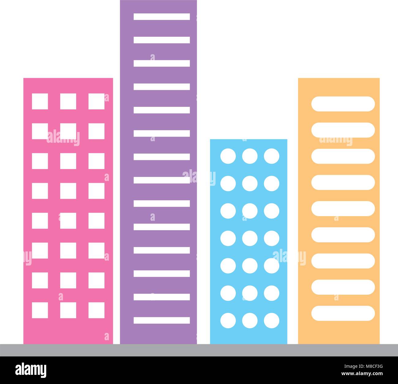buildings structure architecture urban constructions vector ...