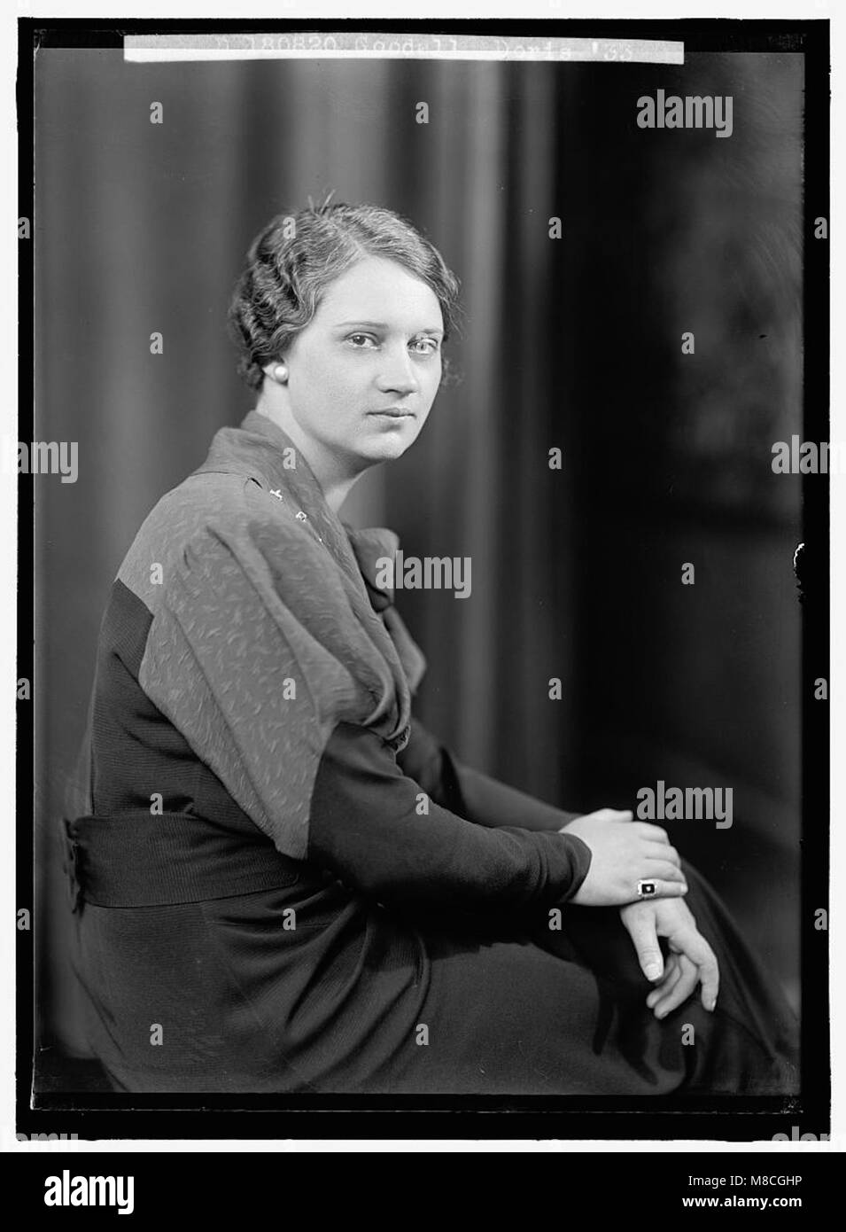 This portrait features Dr. Doris Goodall, known for her contributions to primatology, particularly her studies on chimpanzees. Her work has had a lasting impact on the understanding of animal behavior. Stock Photo