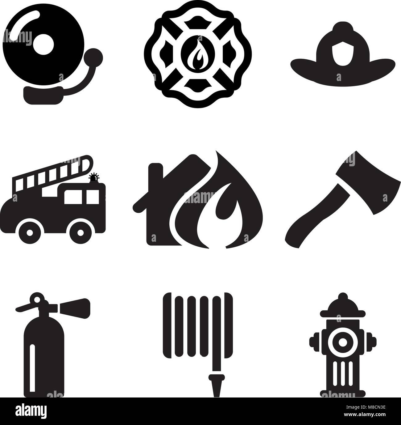 Fireman outfit Stock Vector Images - Alamy
