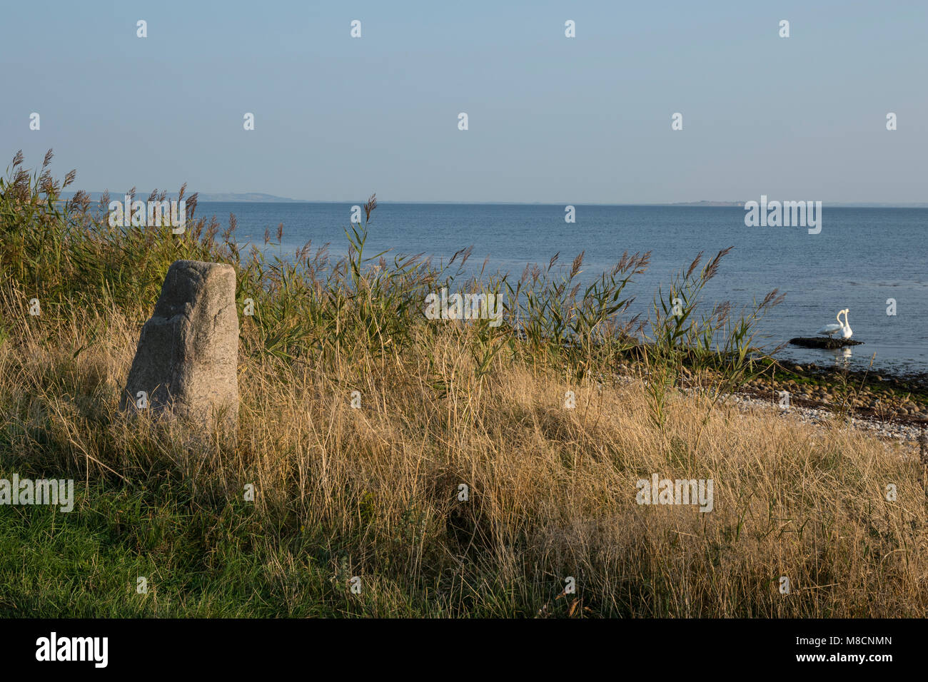 Monolith in southwestern Sejrø Stock Photo - Alamy