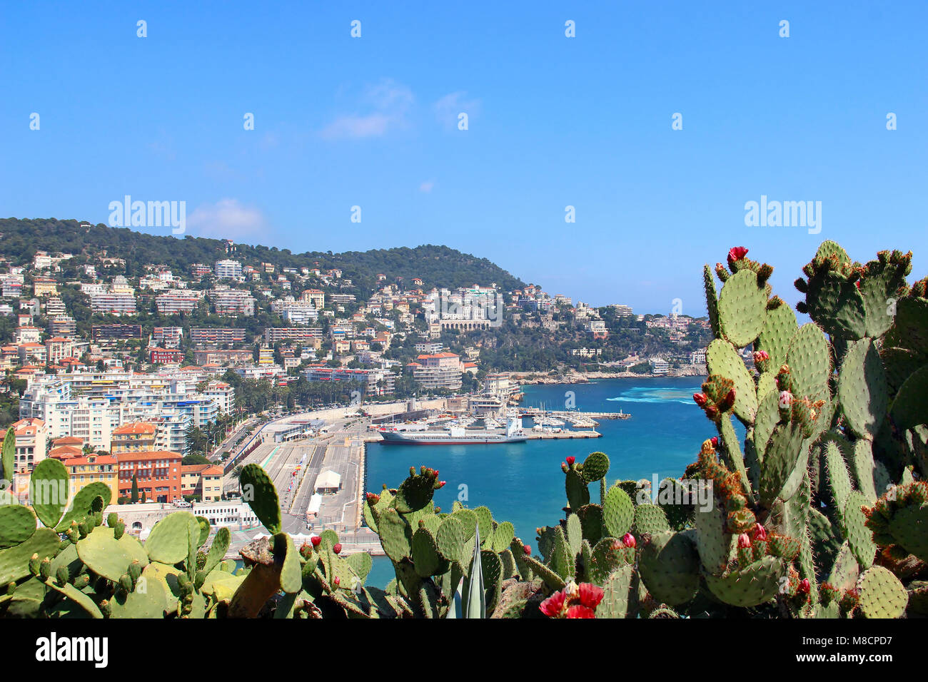 Port of Nice, Cote d'Azur, France Stock Photo