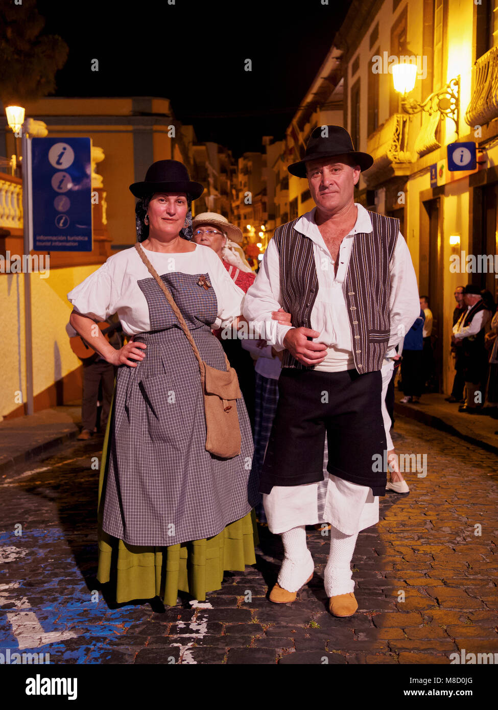 Baile de Magos, traditional street party, Icod de los Vinos, Tenerife  Island, Canary Islands, Spain Stock Photo - Alamy