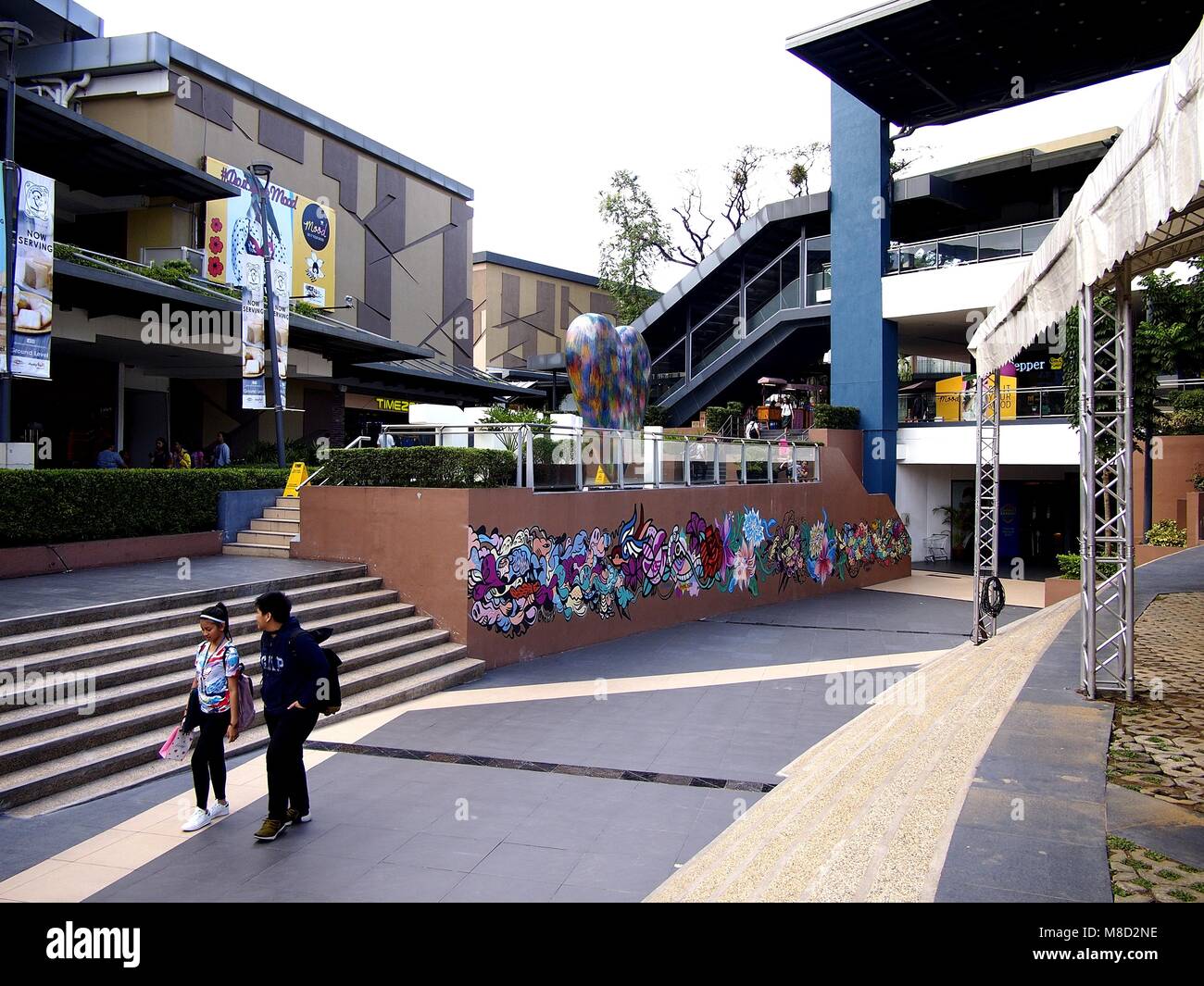 Quezon City Philippines March 9 18 Outdoor Park And Garden In Stock Photo Alamy