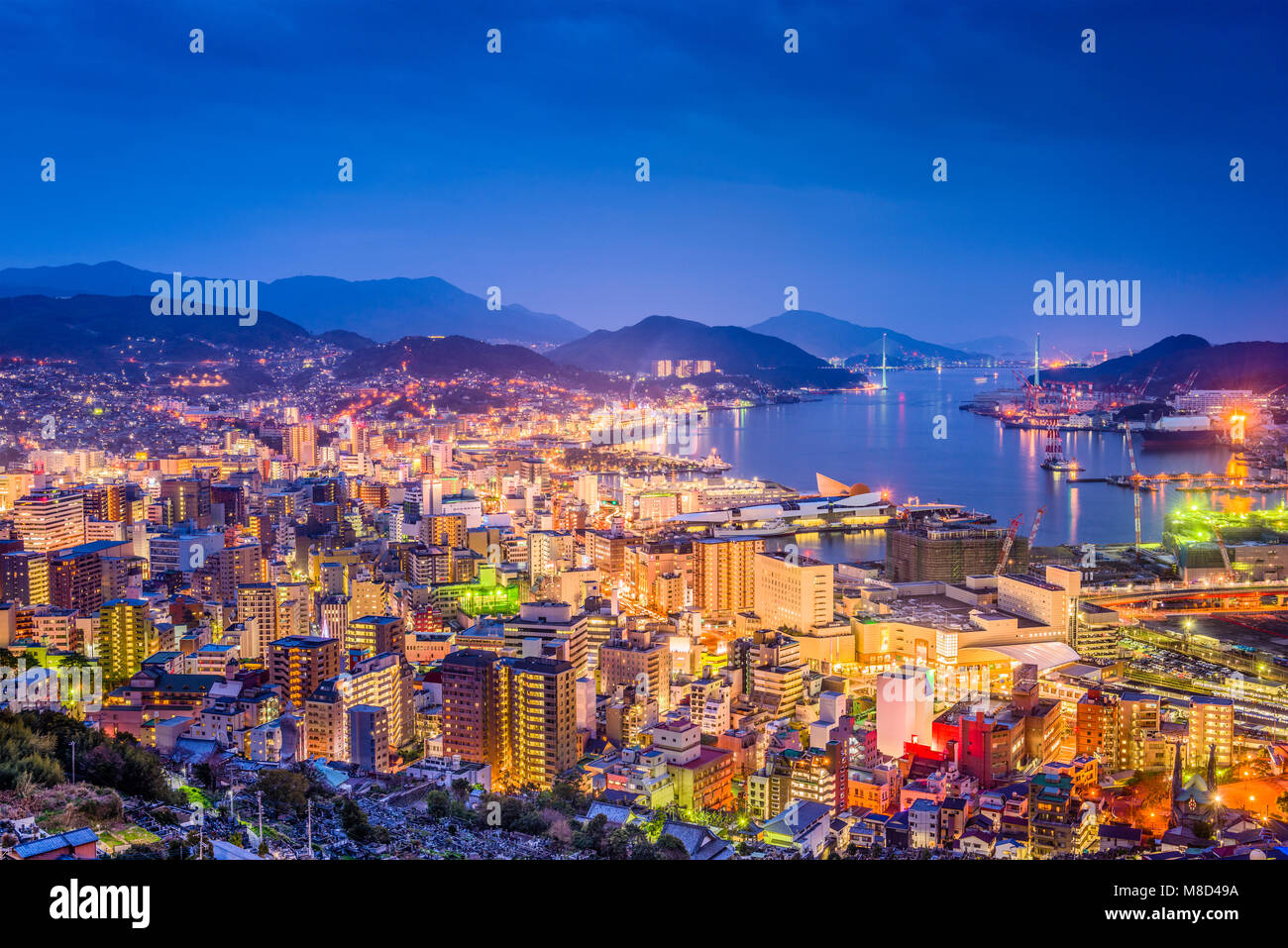 Nagasaki Aerial View High Resolution Stock Photography and Images Alamy