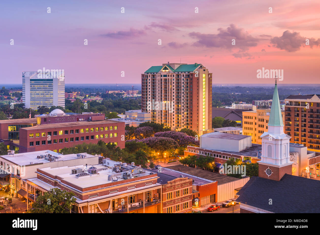 Tallahassee, Florida, USA downtown skyline. Stock Photo