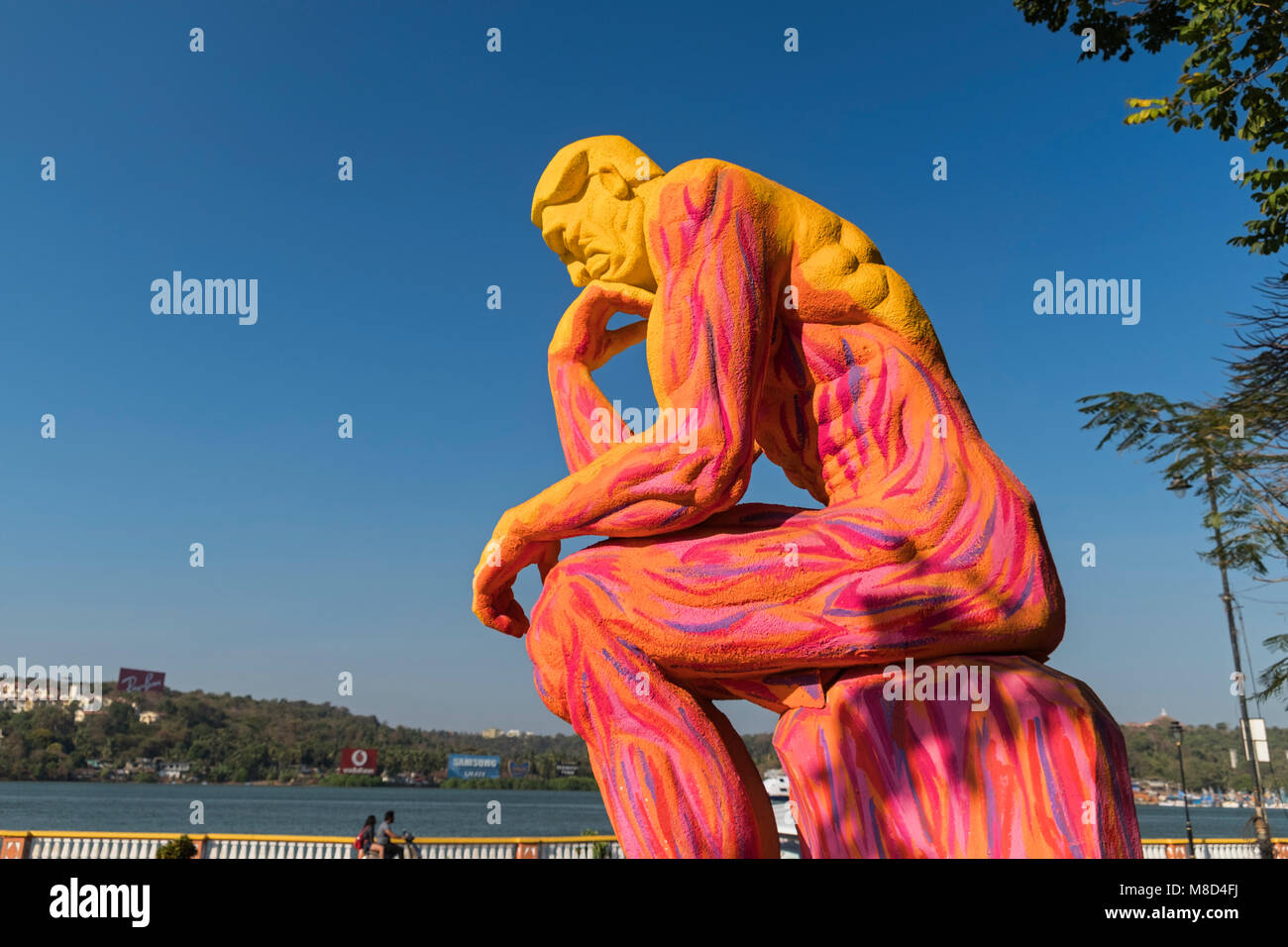 Colourful carnival statue Panjim Goa India Stock Photo