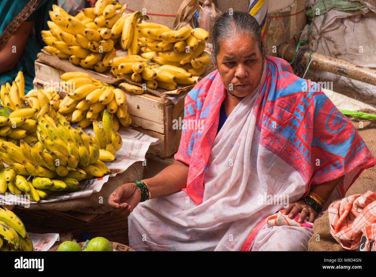 Municipal market Panjim Goa India Stock Photo