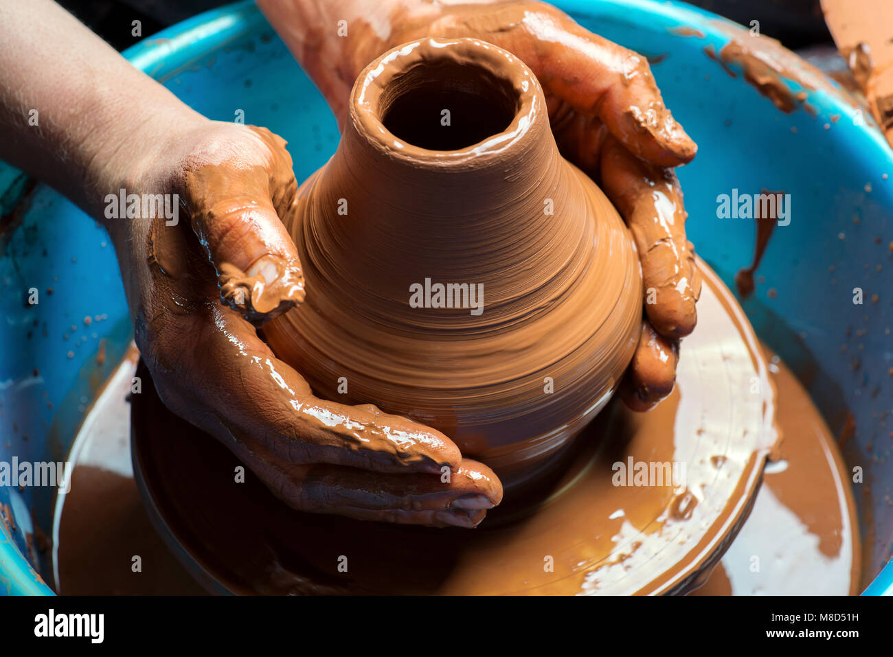 Potter at work Stock Photo Alamy