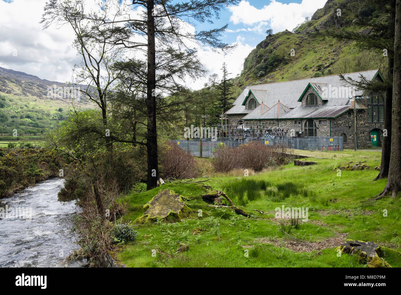 Hydroelectric power stations in wales hires stock photography and