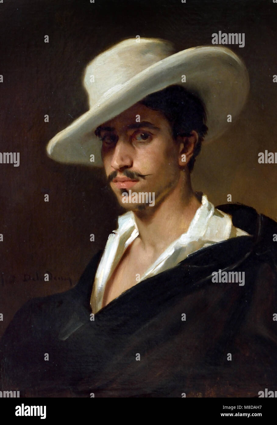 Portrait of Prince Piscicelli 1850 Italian, Italy, Alfred DEHODENCQ 1822 -1882 France, French, Stock Photo