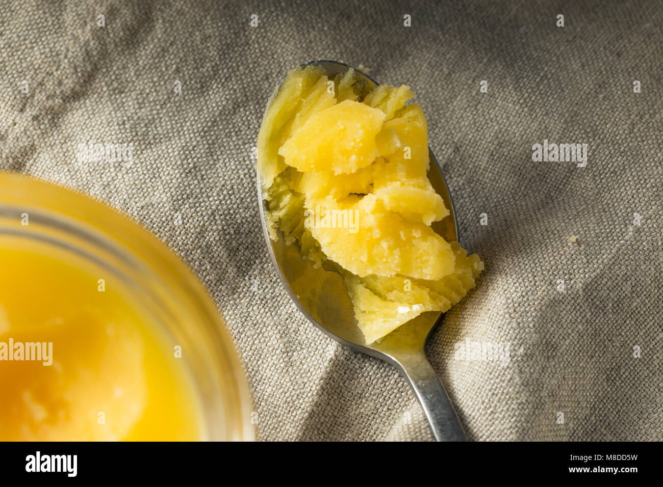 Homemade Clarified Butter Ghee in a Bowl Stock Photo Alamy