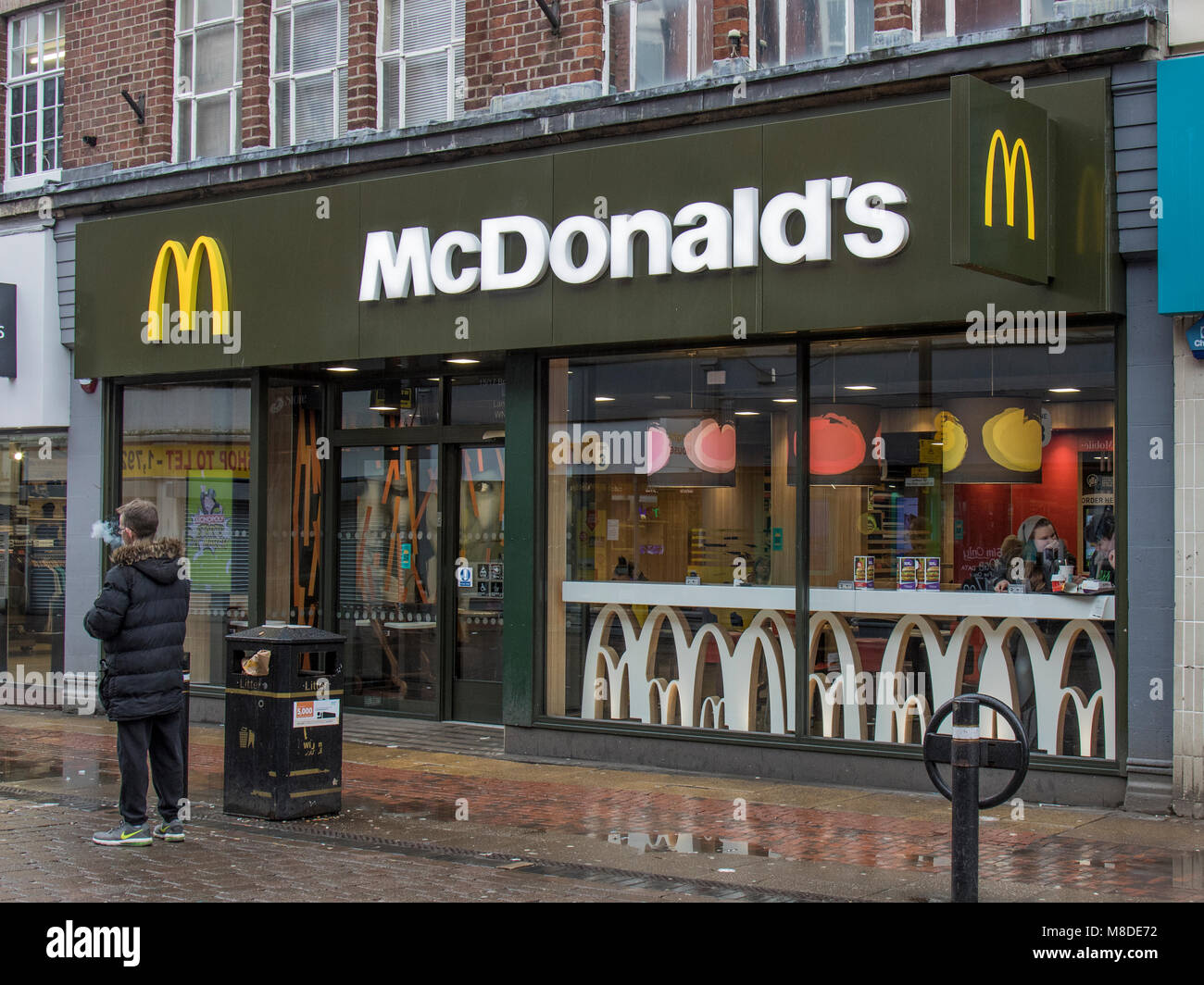 McDonalds, Leigh Lancashire Stock Photo