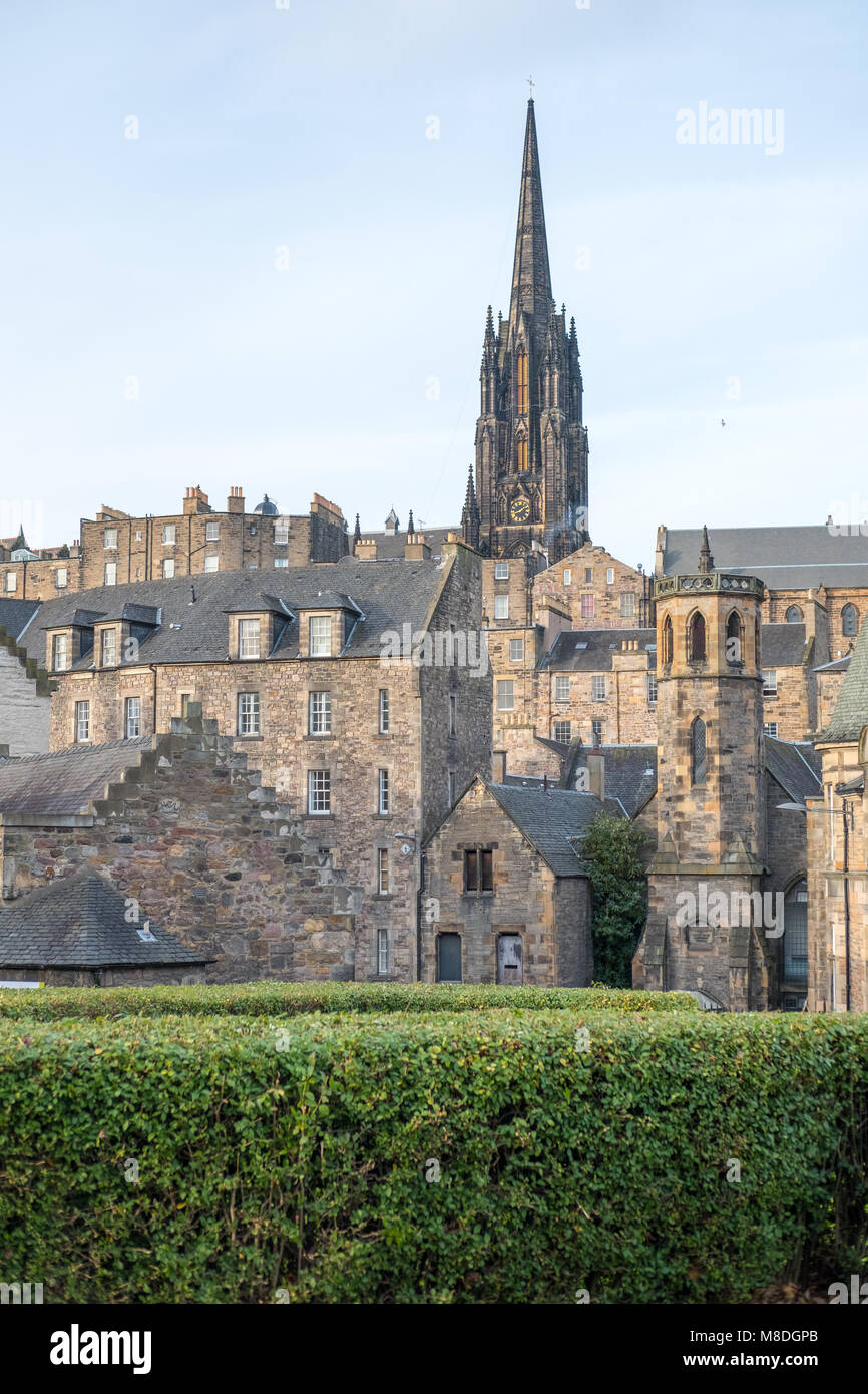 View of historic building in Edinburgh, United Kingdom Stock Photo