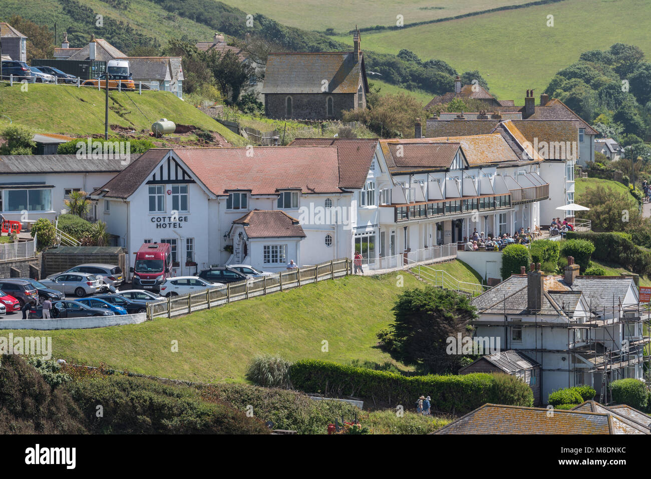 Cottage Hotel Hope Cove Stock Photos Cottage Hotel Hope Cove