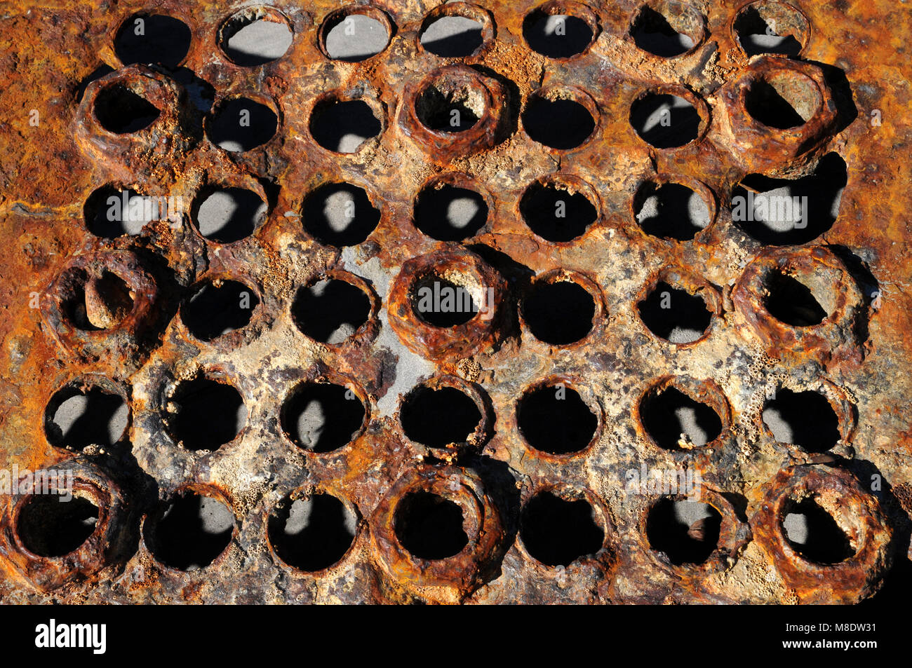 Remains of the SS Lawrence which foundered in heavy seas at Mokihinui ...