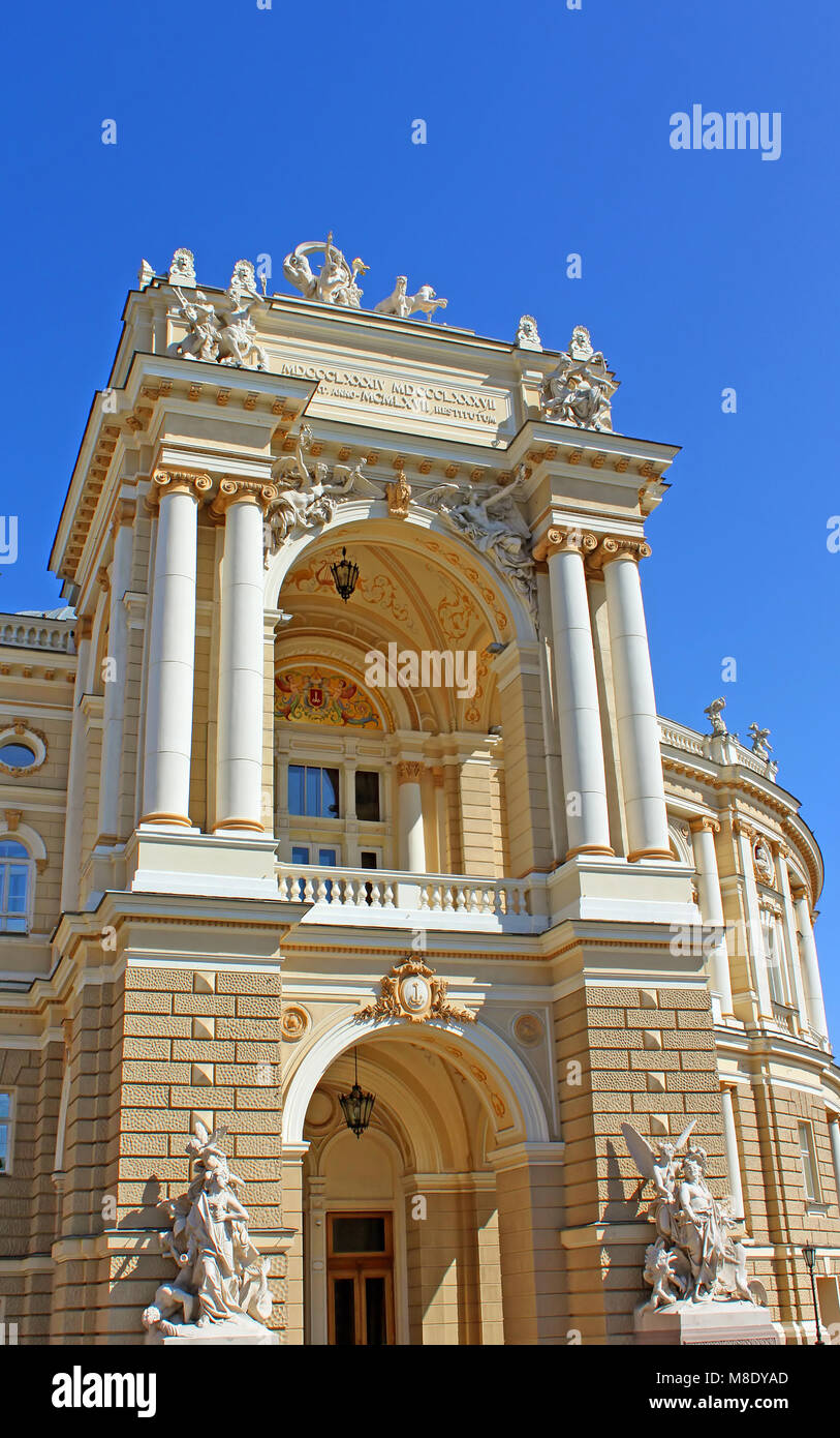 Odessa National Academic Theatre of Opera and Ballet, Odessa, Ukraine Stock Photo