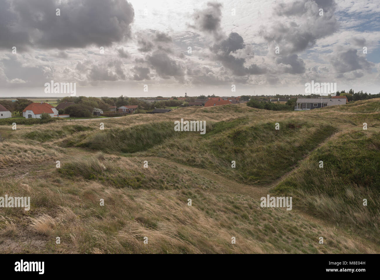 North Sea island of Mandø, UNESCO world natural heritage, Ribe, Jutland, Denmark Stock Photo