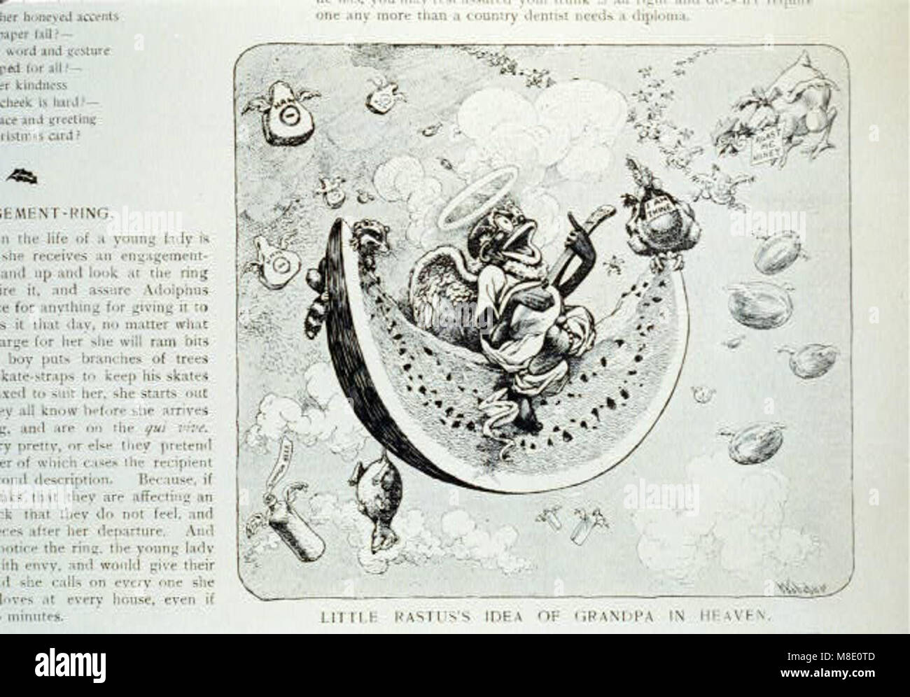 Lil Rastus A whimsical depiction of Little Rastus's imaginative view of his ...