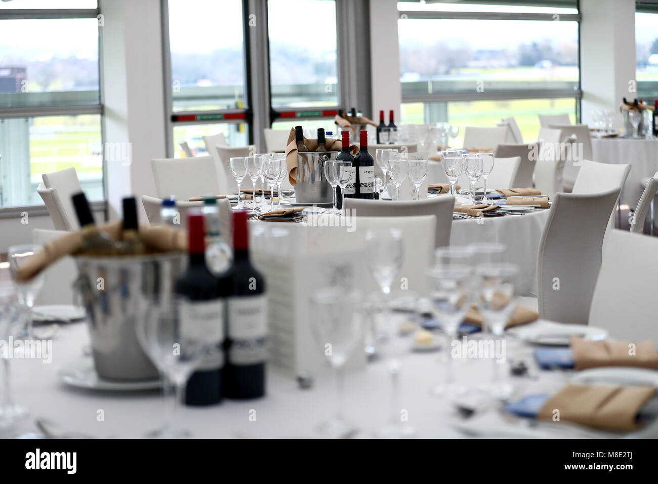 Table Layout Box A general view of the table layout in the Long Run boxes Stock Photo ...