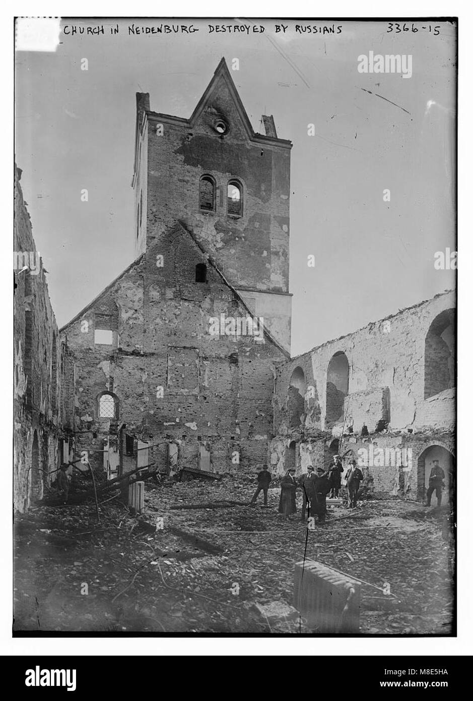 Church in Neidenburg destroyed by Russians LCCN2014698340 Stock Photo