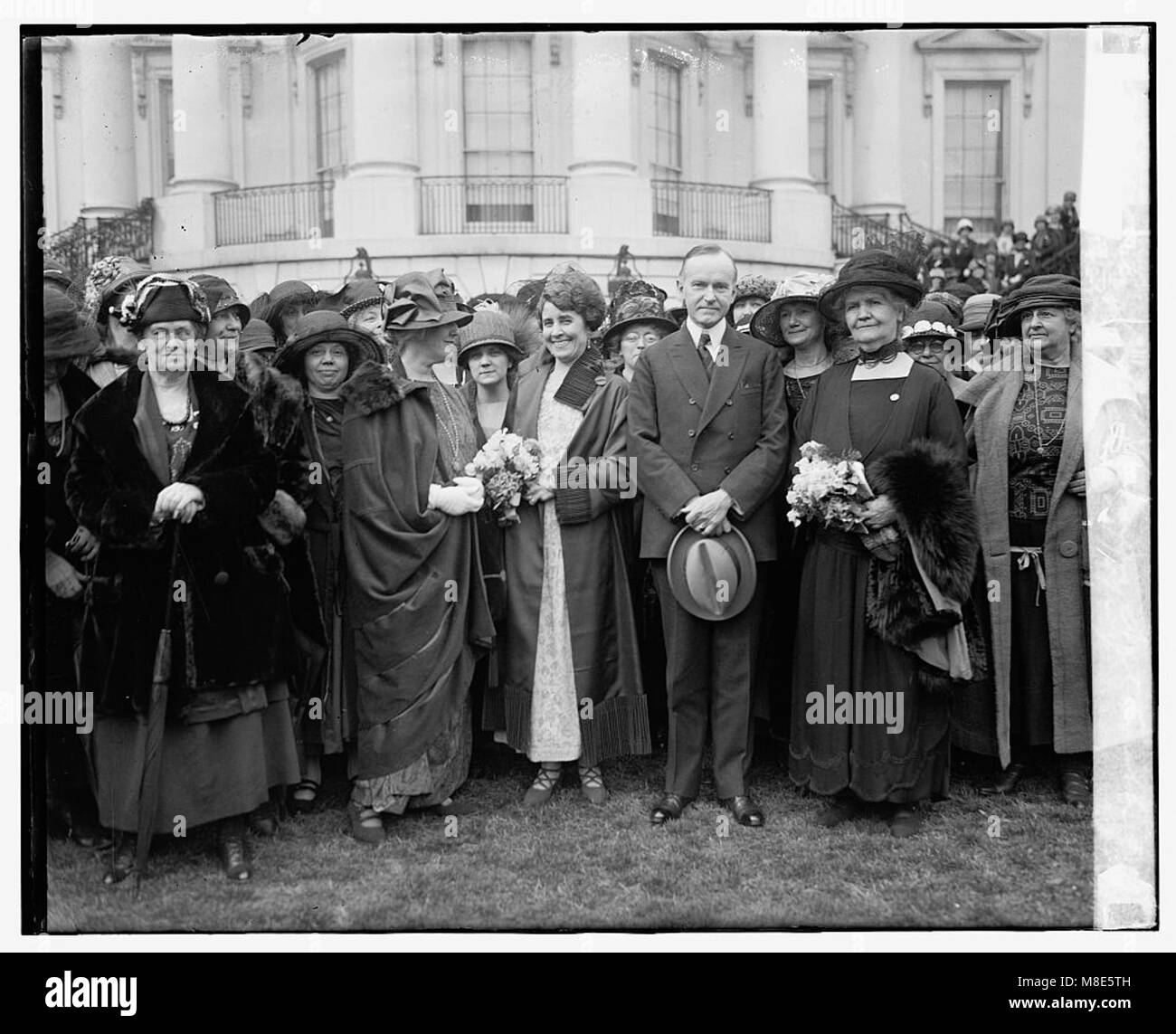 Coolidge & Women's Nat. Committee for Law Enforcement, 4-9-24 LOC npcc.10965 Stock Photo