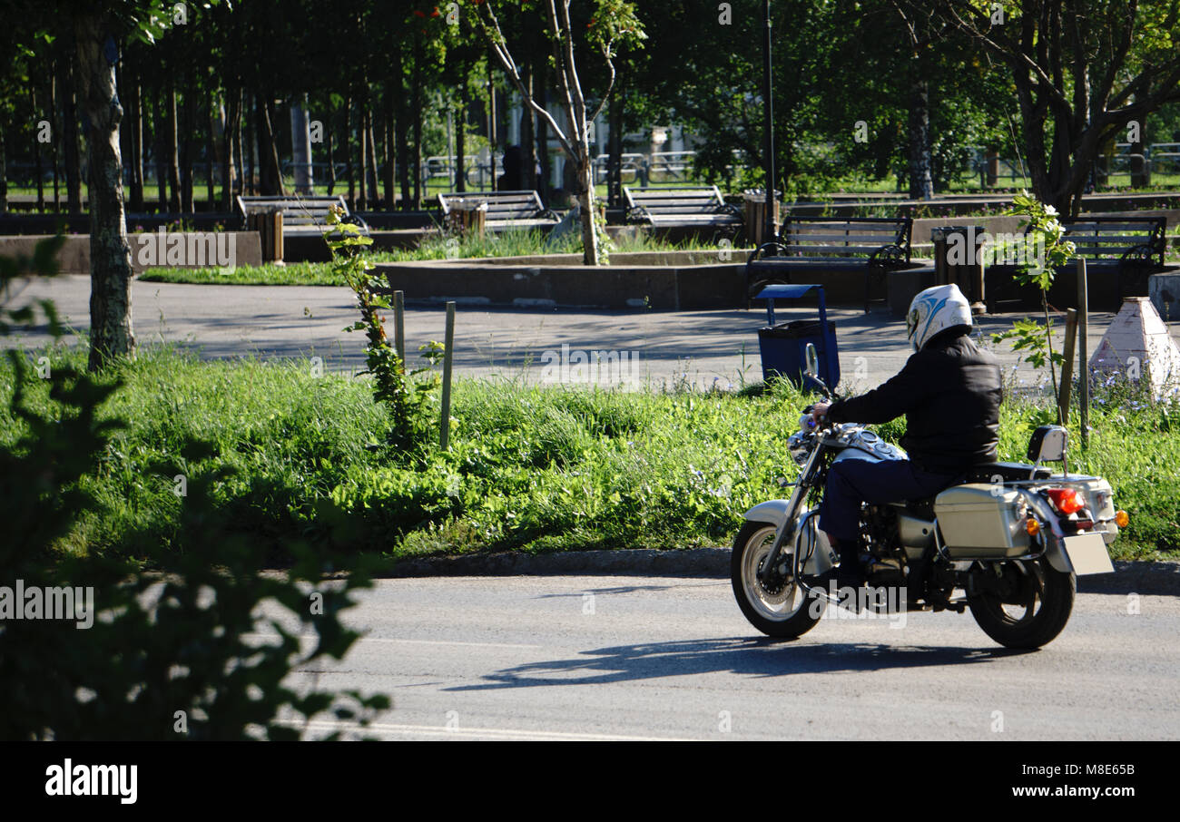 Man riding a chopper hi-res stock photography and images - Alamy