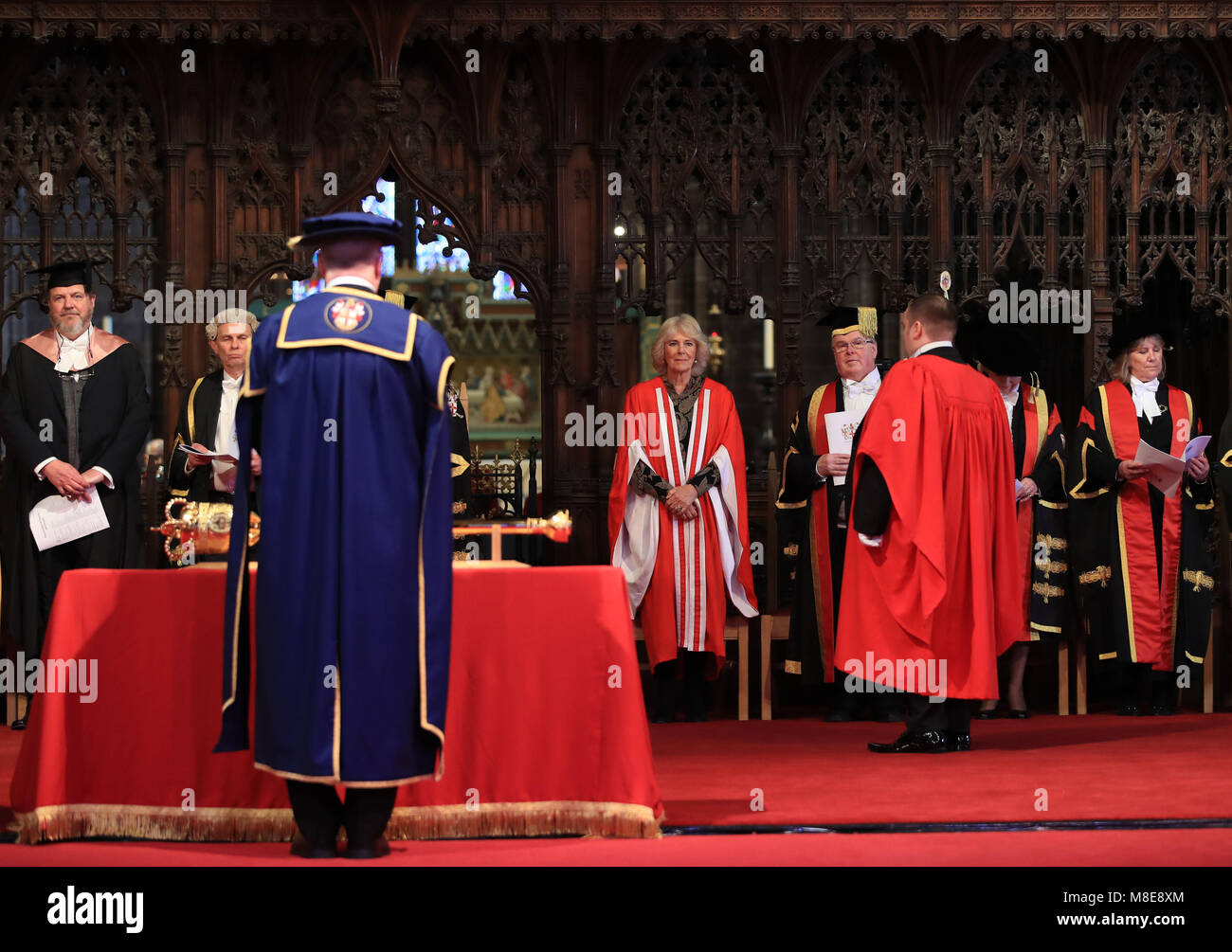 Graduation Chester The Duchess of Cornwall attending the University of Chester's ...