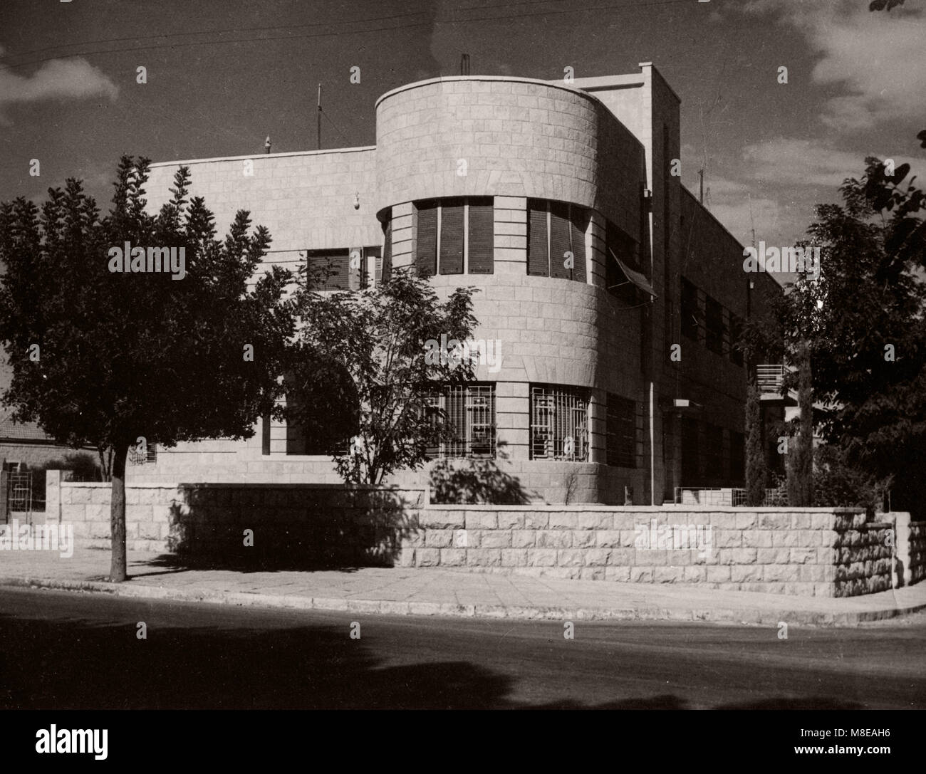 1943 - Jerusalem, Palestine (Israel) - modern architecture, new buildings Stock Photo