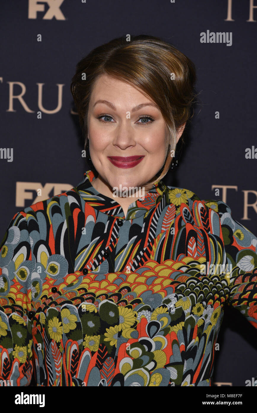 New York, USA . 15th March, 2018. Amber Nash attends the 2018 FX Annual All-Star Party at SVA Theater on March 15, 2018 in New York City. Credit: Erik Pendzich/Alamy Live News Stock Photo