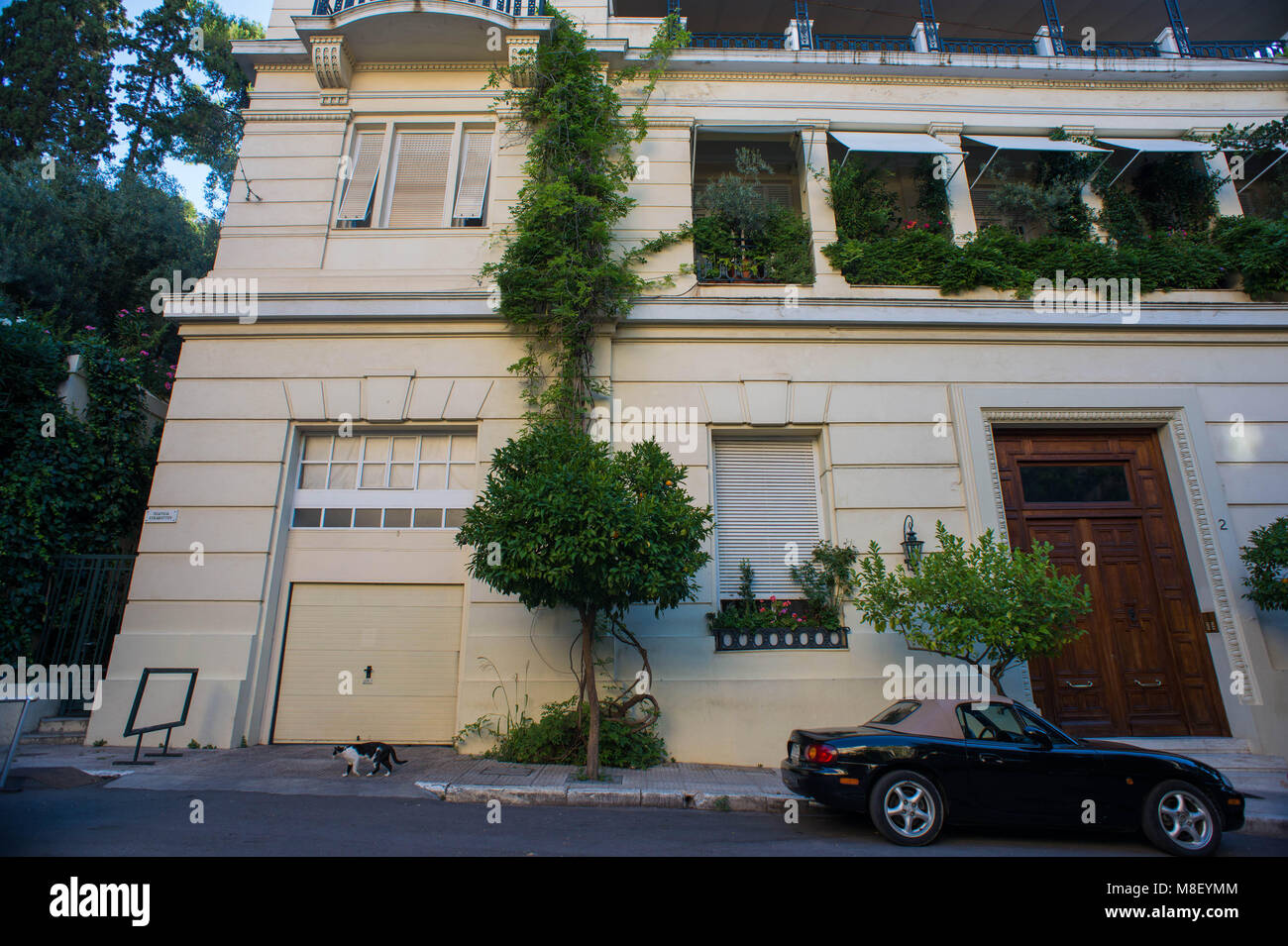 Athens. Street scene, Kolonaki. Greece Stock Photo Alamy