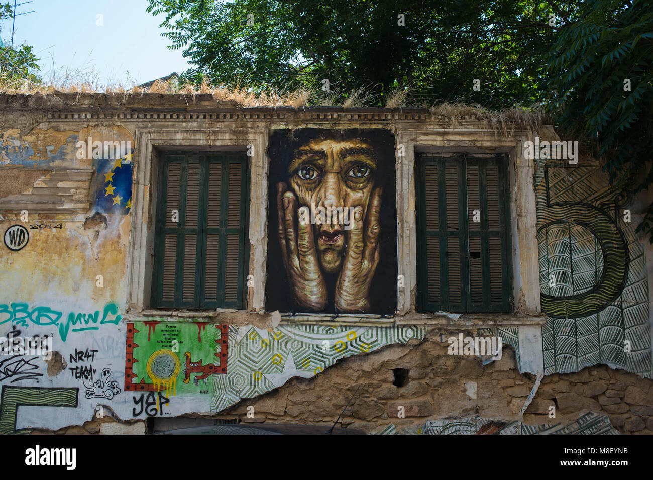 Athens. Street art, Exarchia. Greece Stock Photo - Alamy