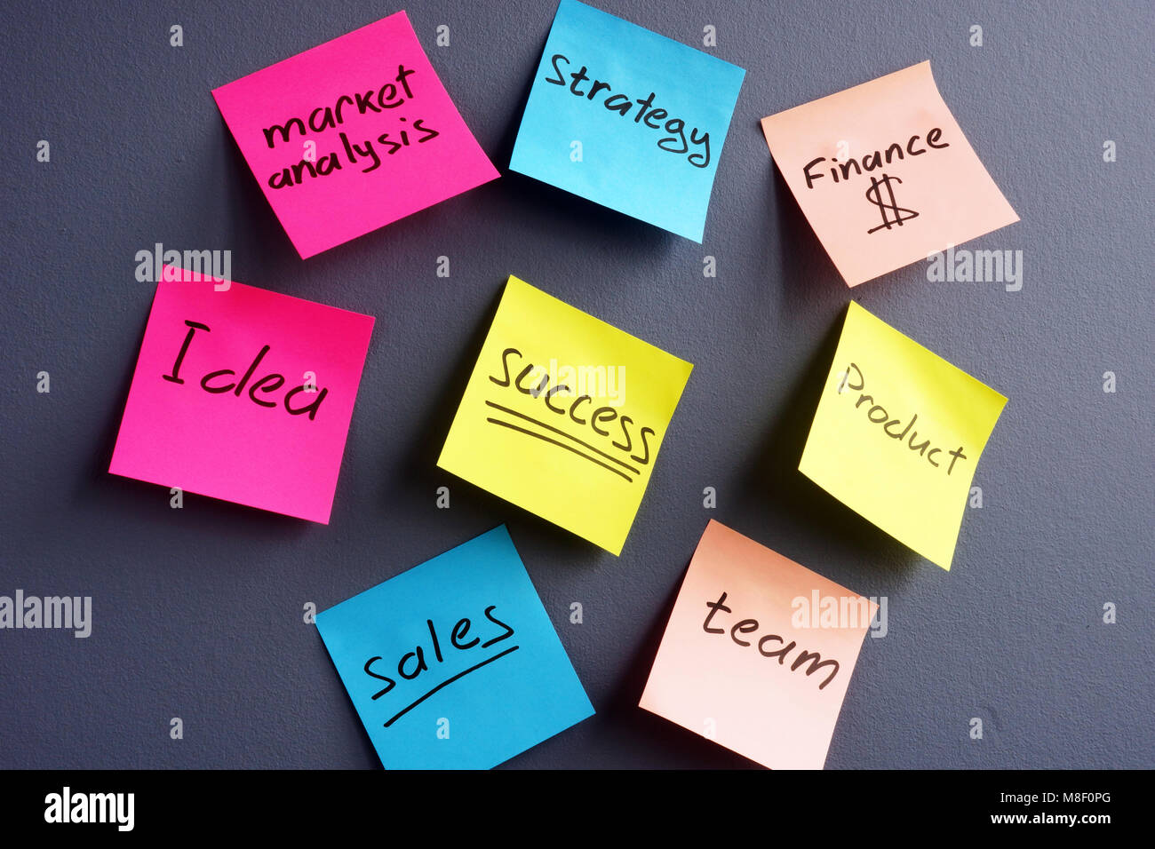 Business planning and successful strategy of company. Stock Photo