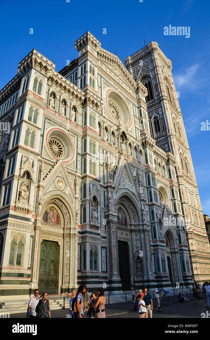 The Duomo in Florence, the Cathedral of Santa Maria del Fiore Stock ...