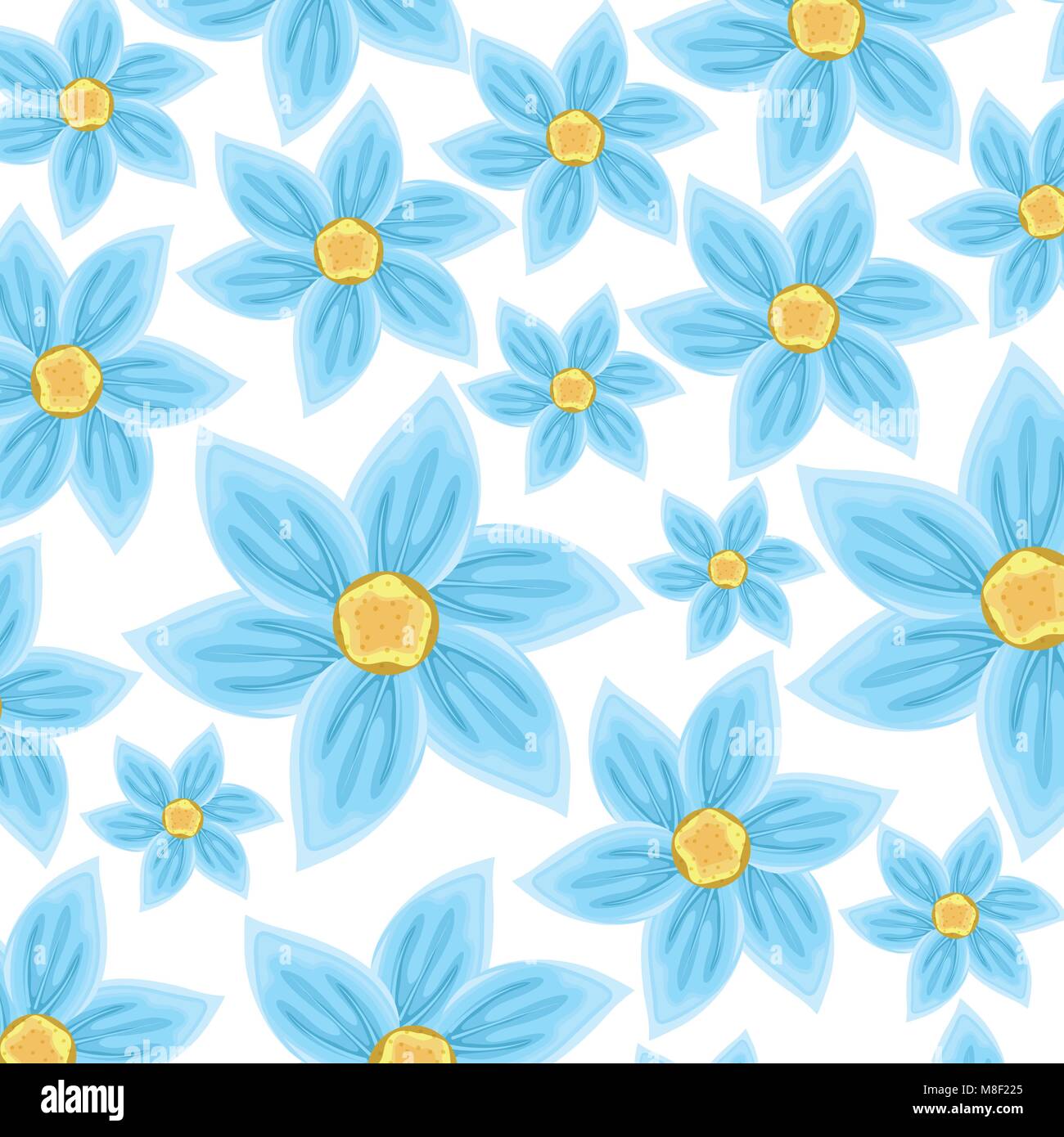 beautiful flowers background, colorful design. vector illustration ...