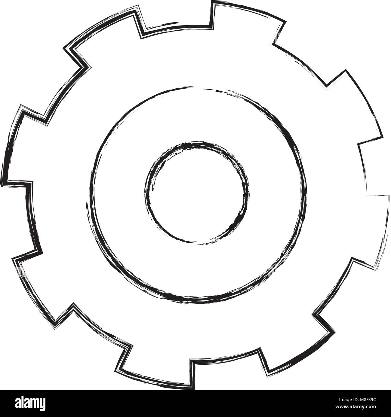 grunge gear engineering process industry machine Stock Vector Image ...