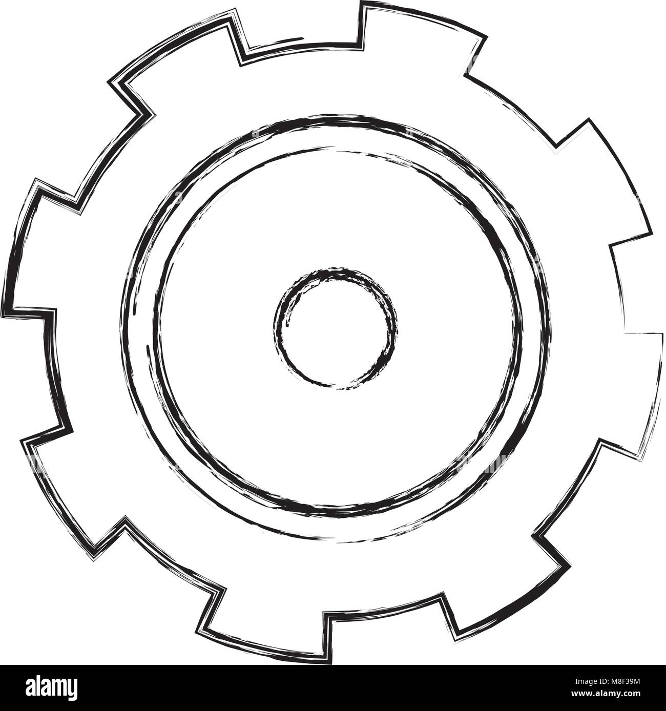 grunge industry gear process engine machinery Stock Vector Image & Art ...
