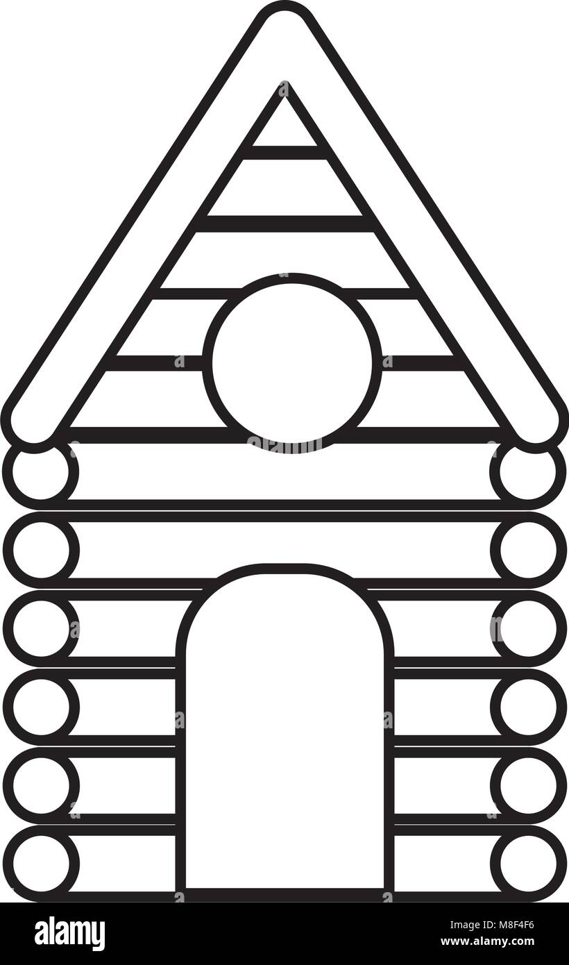 Vacation cabin woods Stock Vector Images Alamy