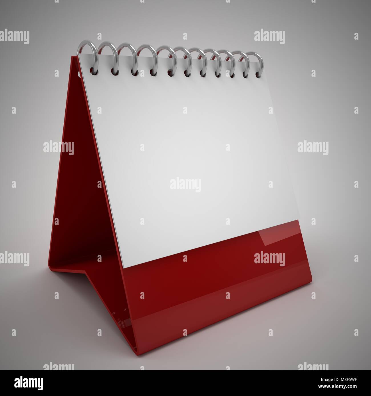 Empty Red Calander Desk calender hi-res stock photography and images - Alamy