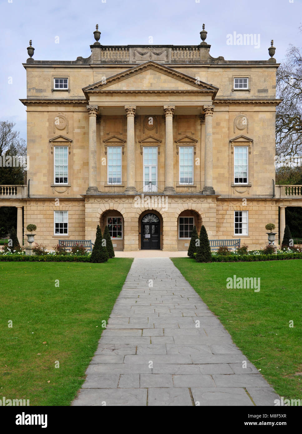 The Holburne museum in Sydney Gardens in the city of Bath in western England Stock Photo