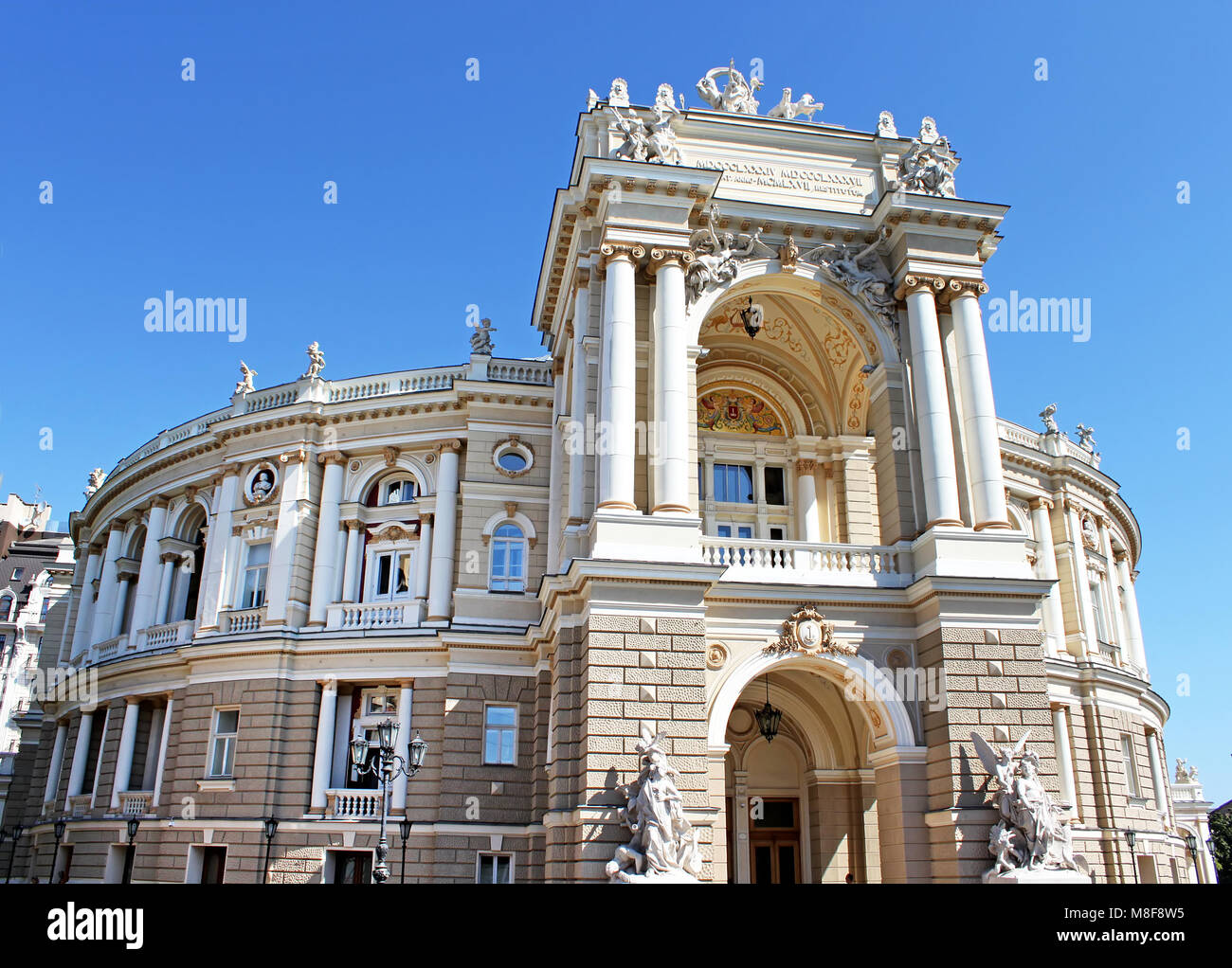 Beautiful opera and ballet house in Odessa Ukraine Stock Photo