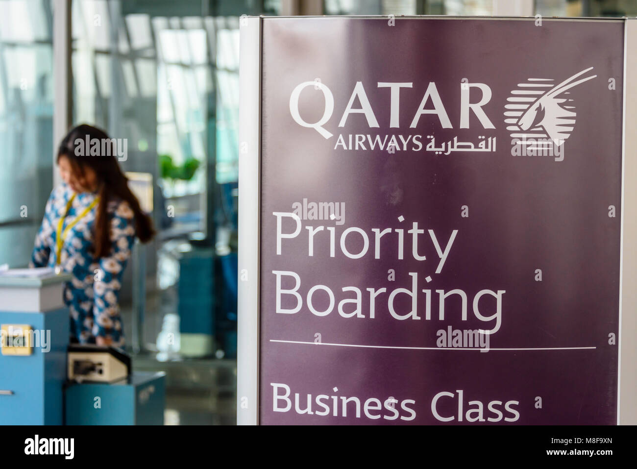 Qatar Airways Priority Boarding, Ho Chi Minh International Airport, Ho