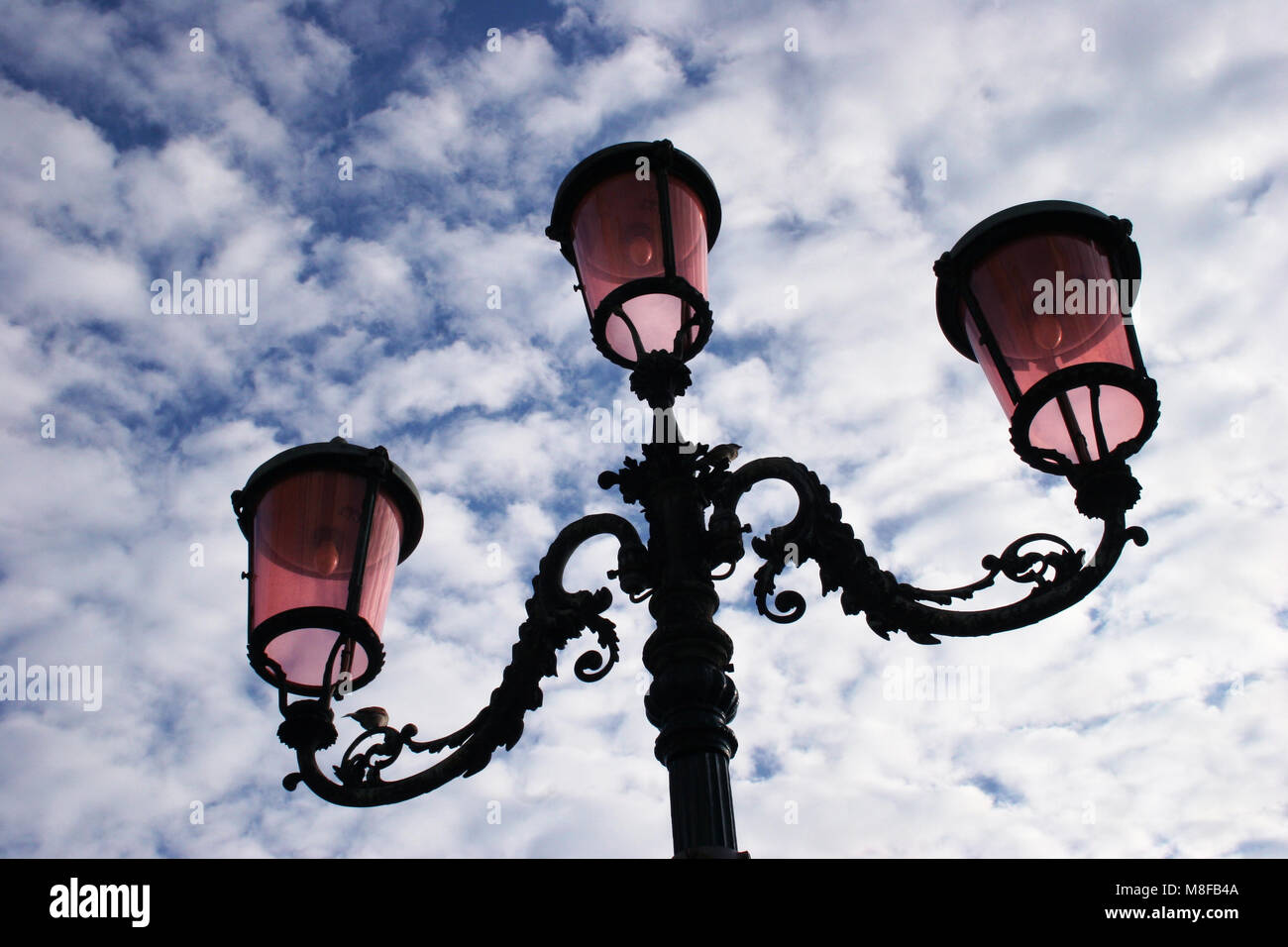 Wrought iron street light hi-res stock photography and images - Alamy