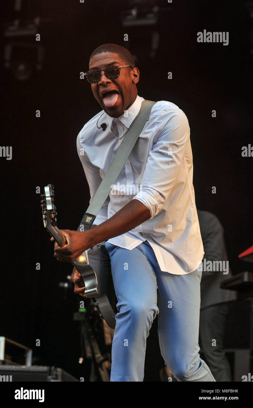 Pop star Labrinth performs at a music V festival in the summer in the UK in  2011 Stock Photo - Alamy