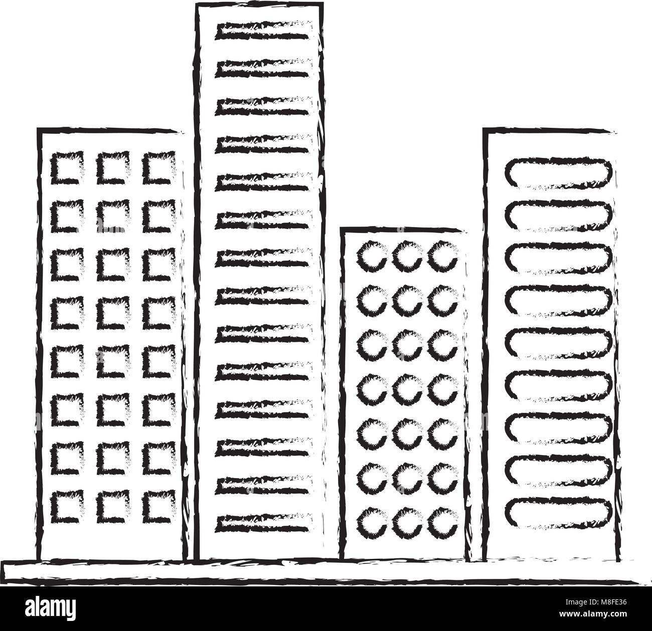 buildings structure architecture urban constructions vector ...