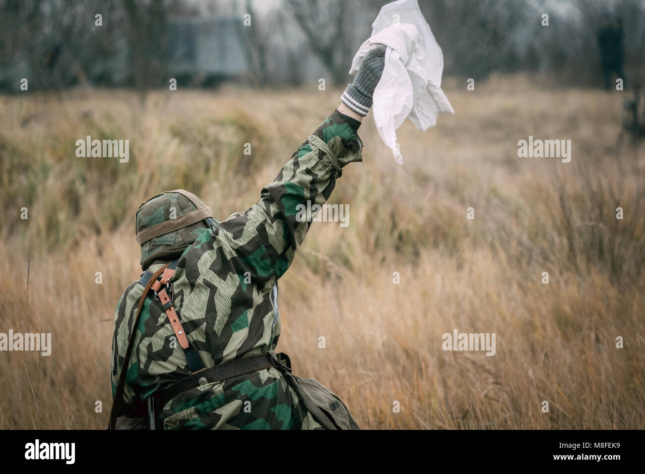 White Flag Surrender High Resolution Stock Photography and Images Alamy