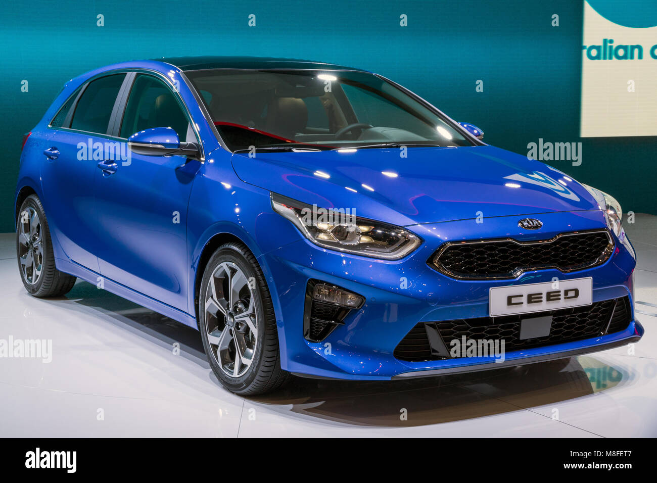 GENEVA, SWITZERLAND - MARCH 7, 2018: New Kia Ceed car presented at the 88th  Geneva International Motor Show Stock Photo - Alamy