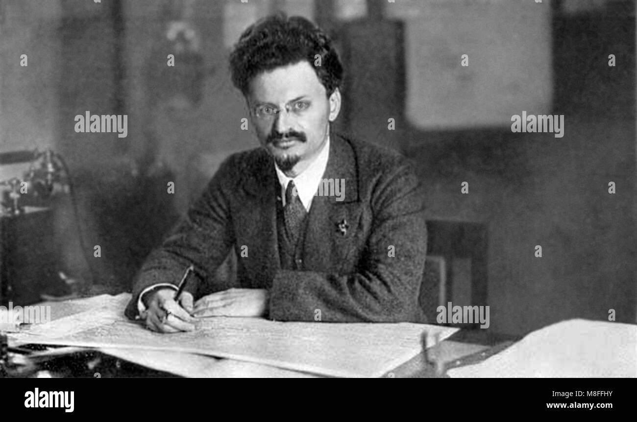 Leon Trotsky (1879-1940), c.1918 Stock Photo