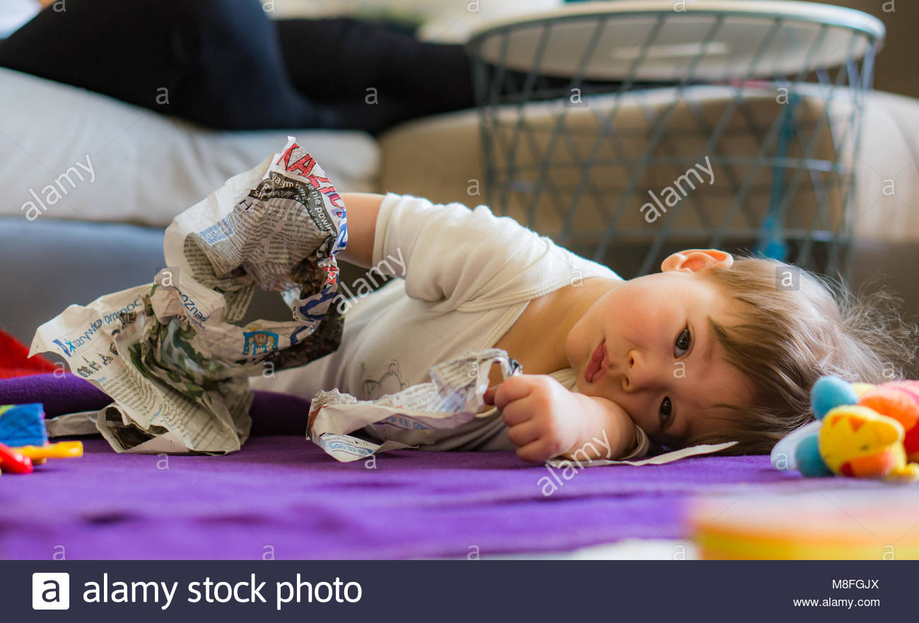 Child Tearing Paper Stock Photos & Child Tearing Paper Stock Images Alamy