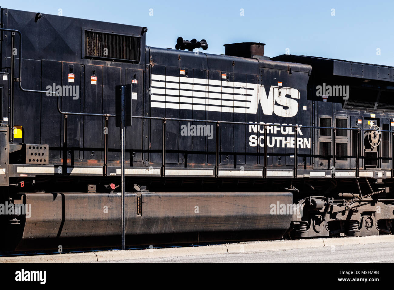 Kokomo Circa March 18 Norfolk Southern Railway Engine Train Ns Is A Class I Railroad In The Us And Is Listed As Nsc Iv Stock Photo Alamy