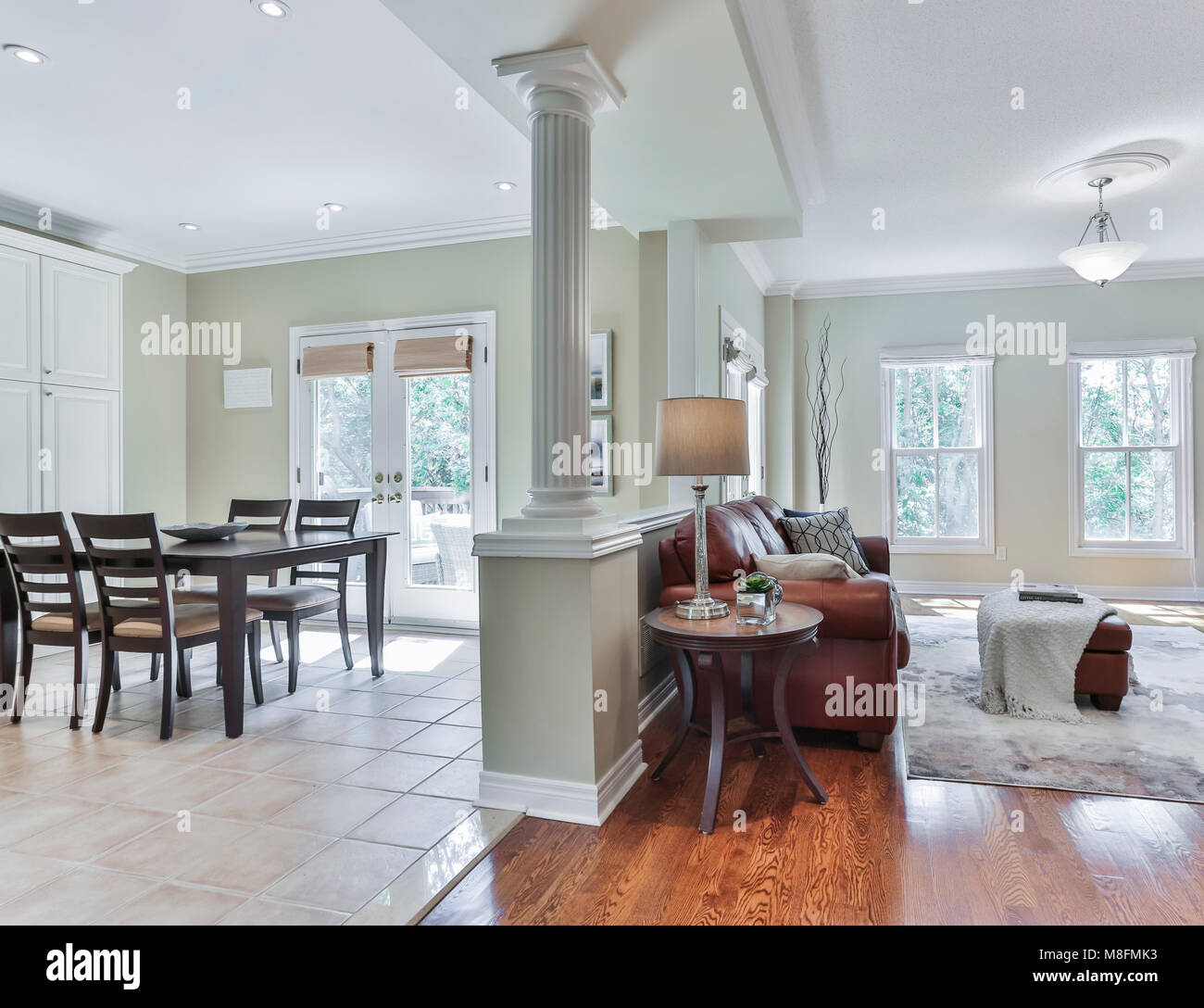 Living Room Interior Design in a new house Stock Photo - Alamy